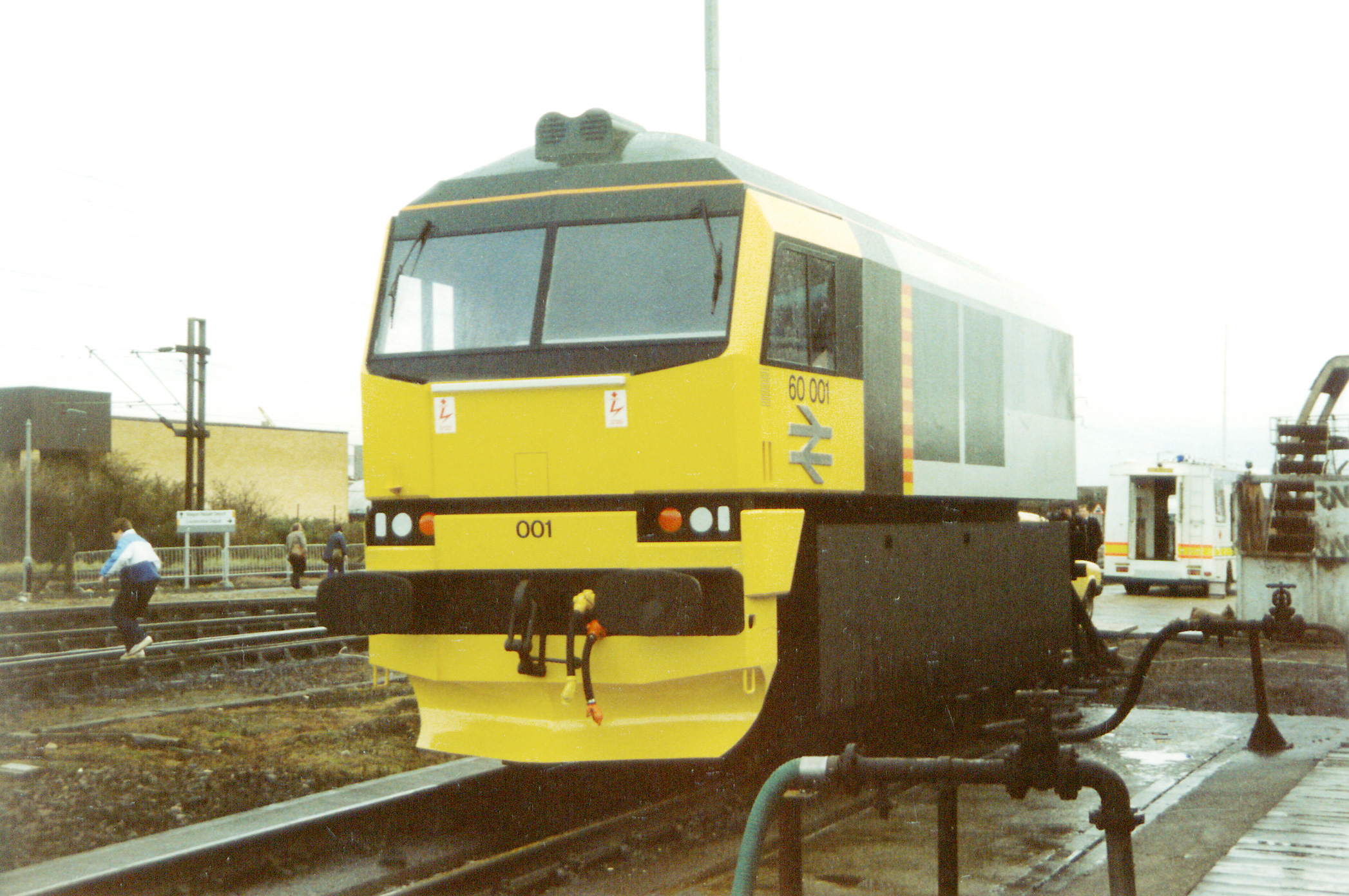 60001 Cab Mock-Up at Ripple Lane Open Day, 17th October 1987. John N Smith