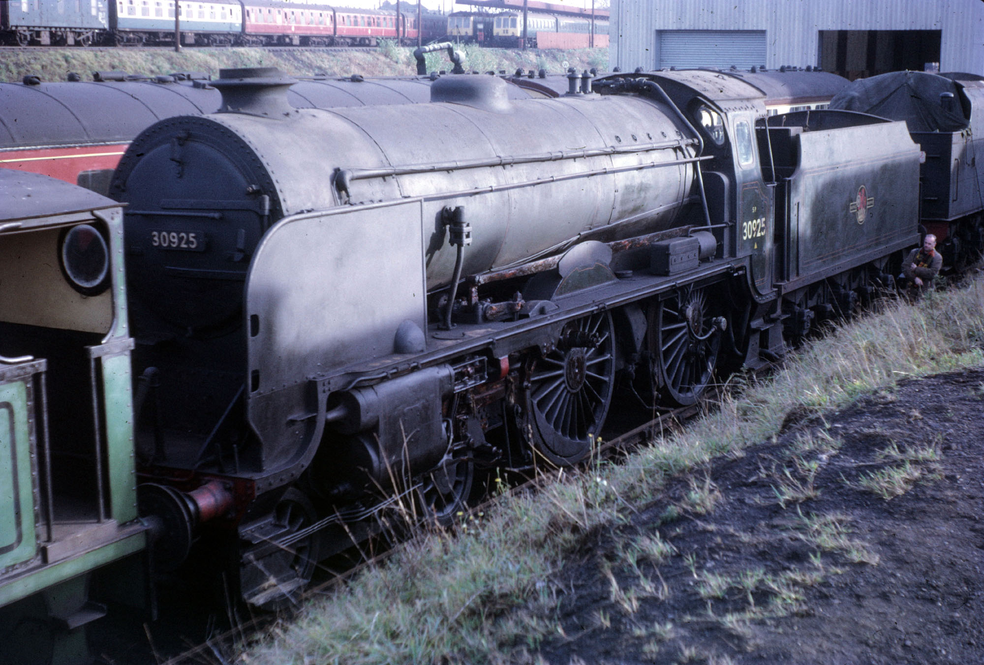 30925 stored at Tyseley. 22nd November 1970. Dave Mant